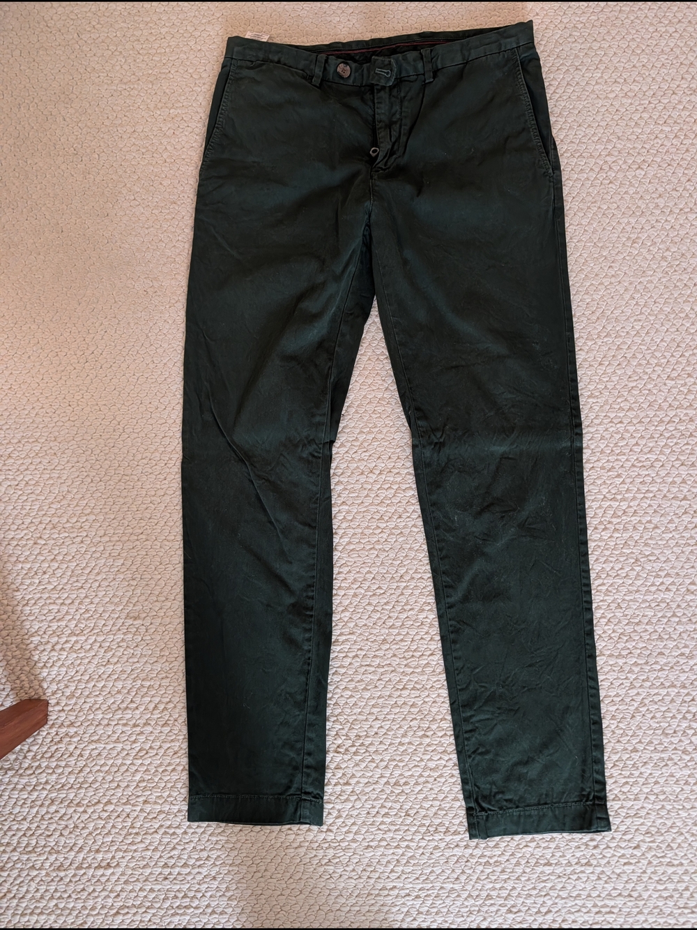 Brooks Brothers Red Fleece Men's Dark Green Chino Pants